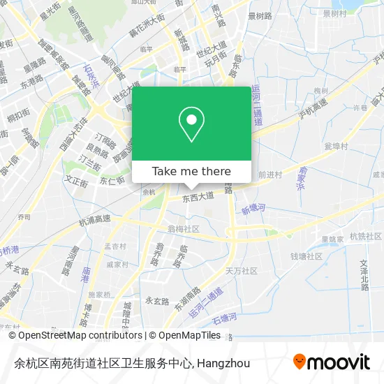 余杭区南苑街道社区卫生服务中心 map