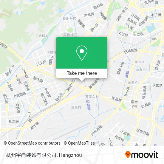 杭州宇尚装饰有限公司 map