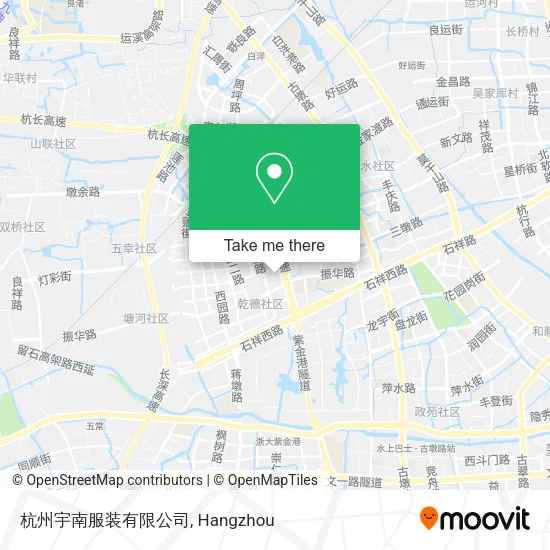 杭州宇南服装有限公司 map