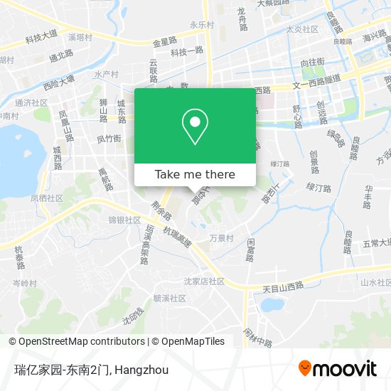 瑞亿家园-东南2门 map