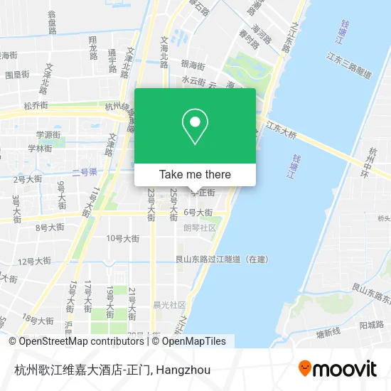 杭州歌江维嘉大酒店-正门 map