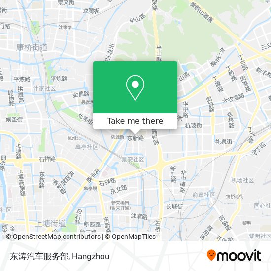 东涛汽车服务部 map