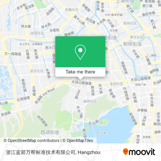 浙江蓝箭万帮标准技术有限公司 map