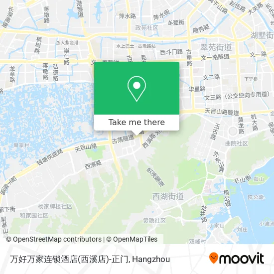 万好万家连锁酒店(西溪店)-正门 map