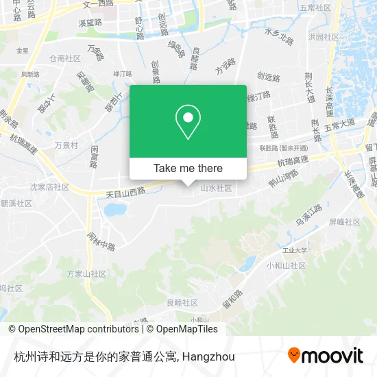 杭州诗和远方是你的家普通公寓 map