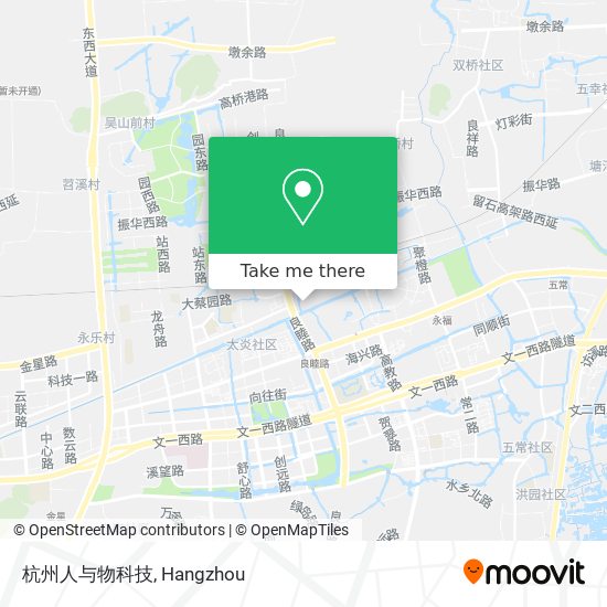杭州人与物科技 map
