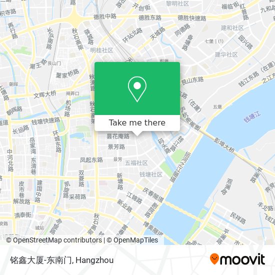 铭鑫大厦-东南门 map