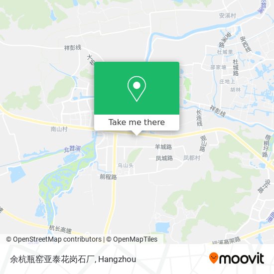 余杭瓶窑亚泰花岗石厂 map
