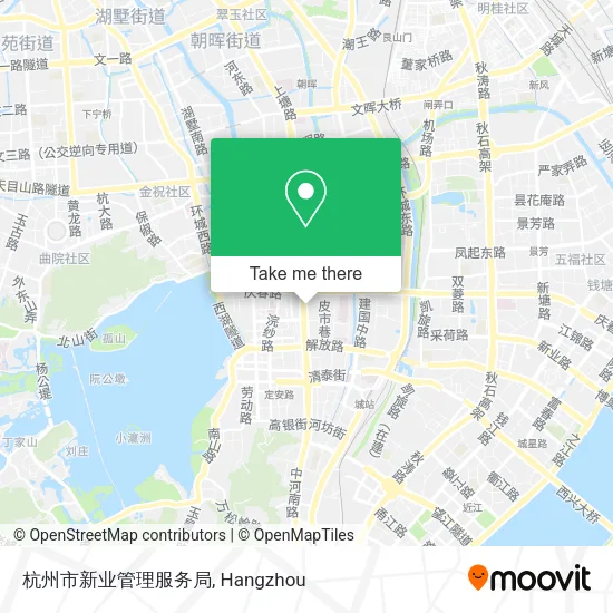 杭州市新业管理服务局 map