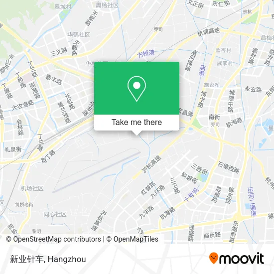 新业针车 map