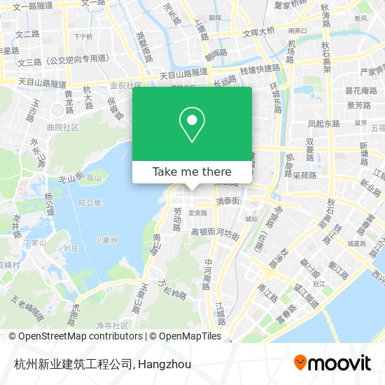 杭州新业建筑工程公司 map