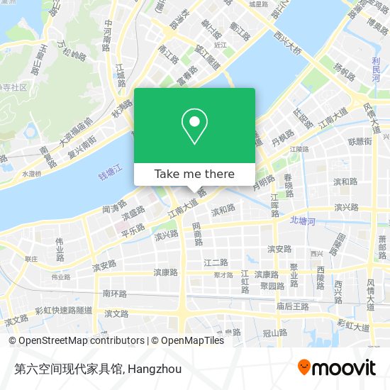 第六空间现代家具馆 map