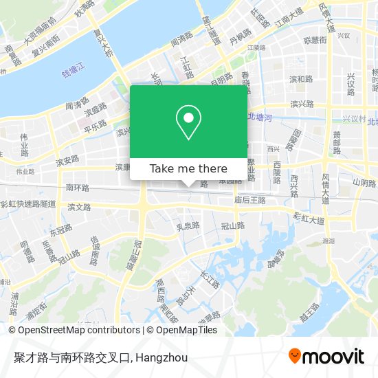 聚才路与南环路交叉口 map