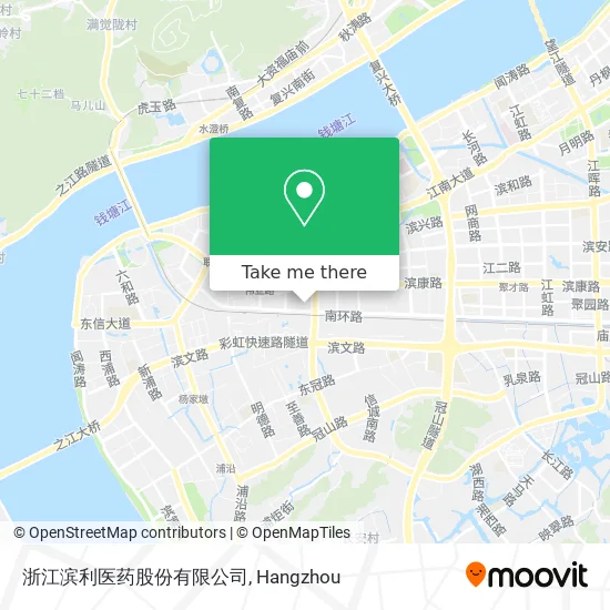 浙江滨利医药股份有限公司 map