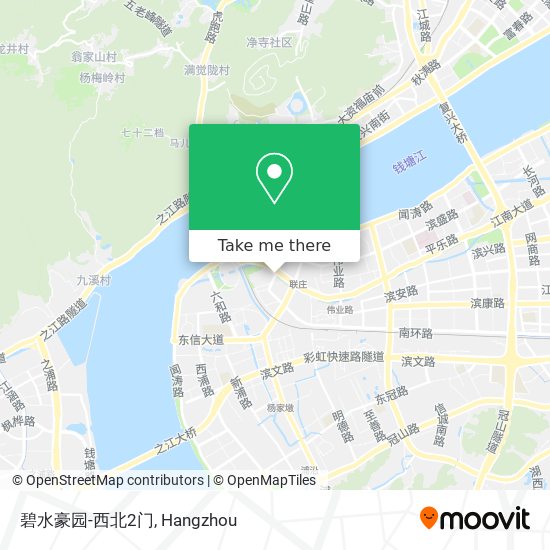 碧水豪园-西北2门 map
