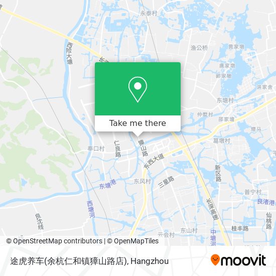 途虎养车(余杭仁和镇獐山路店) map