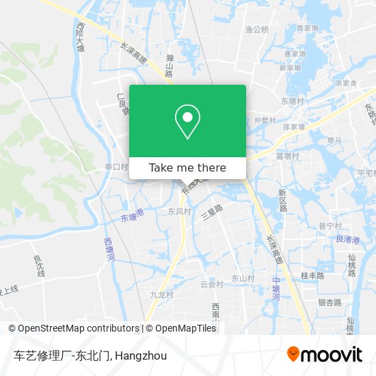 车艺修理厂-东北门 map
