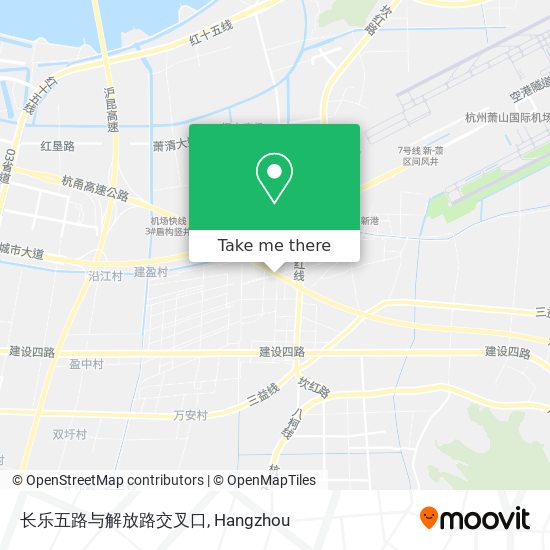 长乐五路与解放路交叉口 map