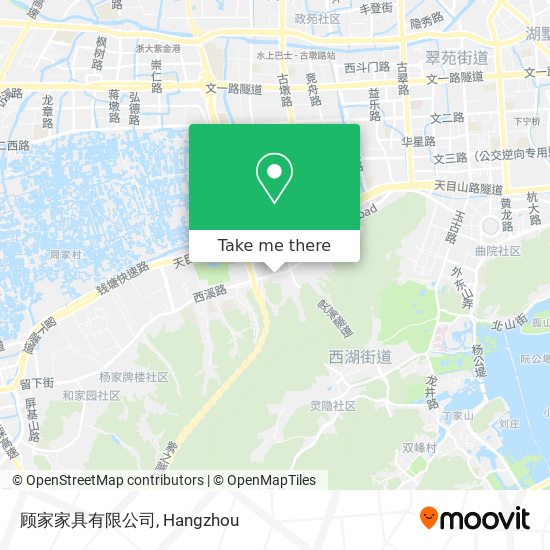 顾家家具有限公司 map