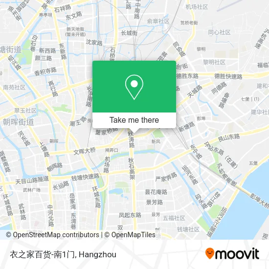 衣之家百货-南1门 map