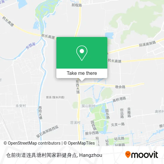 仓前街道连具塘村闻家斟健身点 map