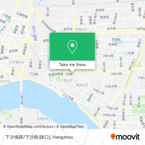 下沙南路/下沙路(路口) map