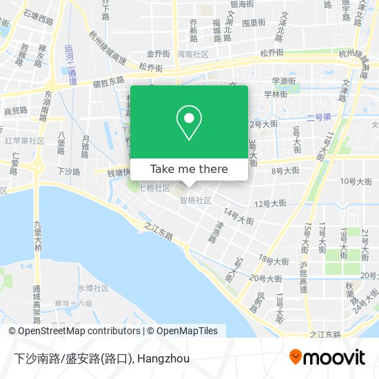 下沙南路/盛安路(路口) map