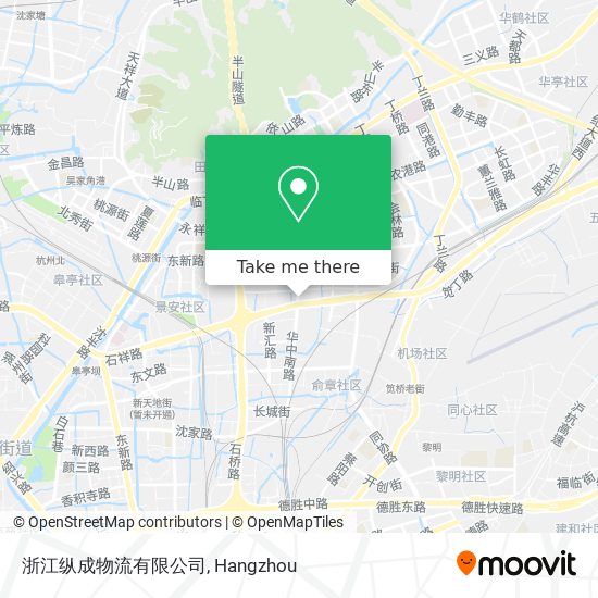 浙江纵成物流有限公司 map