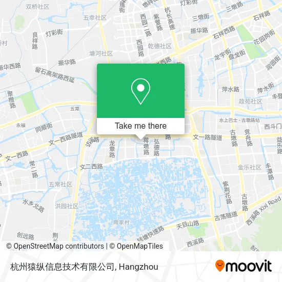 杭州猿纵信息技术有限公司 map