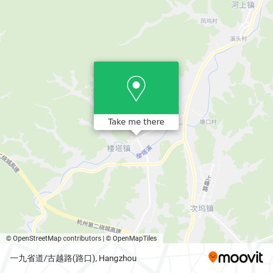 一九省道/古越路(路口) map