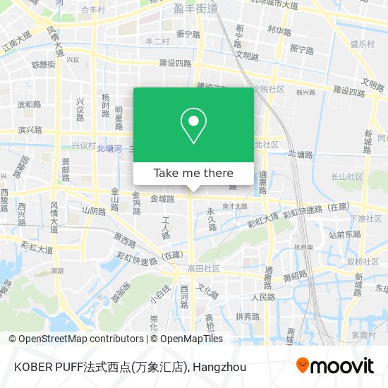 KOBER PUFF法式西点(万象汇店) map