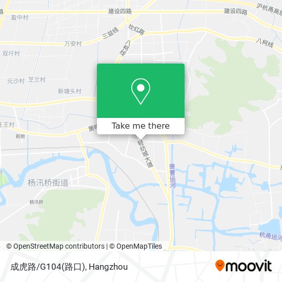 成虎路/G104(路口) map