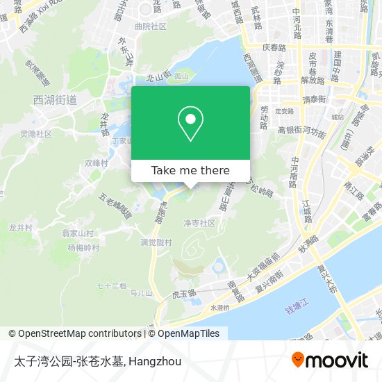 太子湾公园-张苍水墓 map