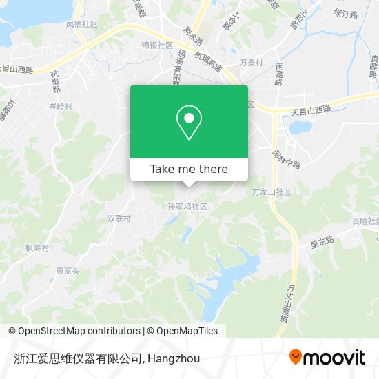 浙江爱思维仪器有限公司 map