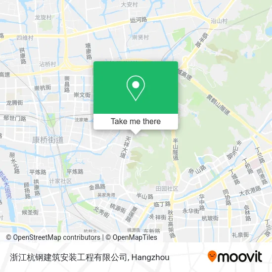 浙江杭钢建筑安装工程有限公司 map