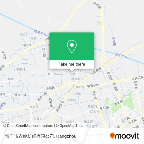 海宁市泰纶纺织有限公司 map