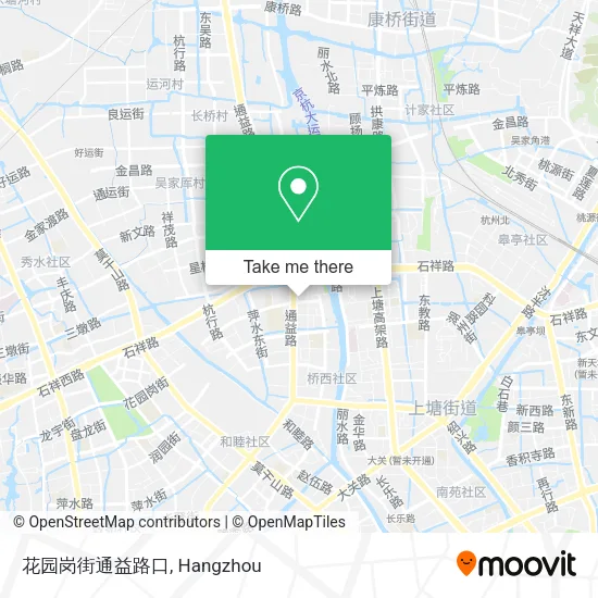 花园岗街通益路口 map