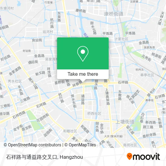 石祥路与通益路交叉口 map