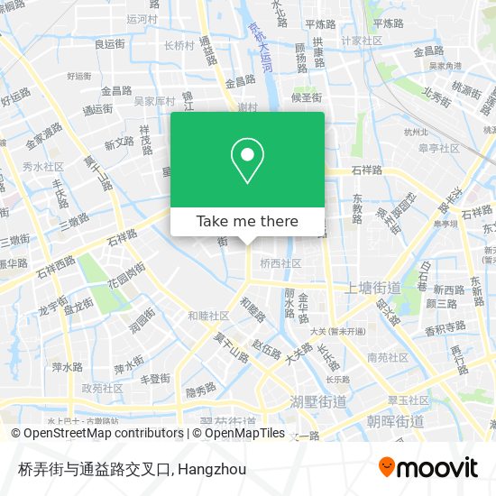 桥弄街与通益路交叉口 map