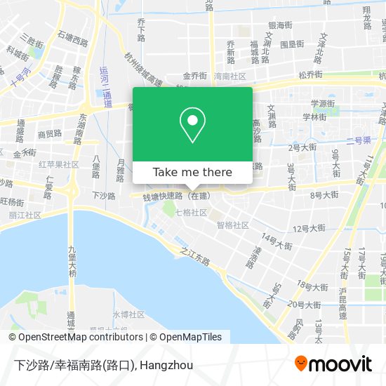 下沙路/幸福南路(路口) map