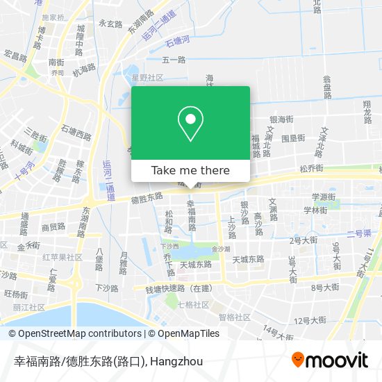 幸福南路/德胜东路(路口) map