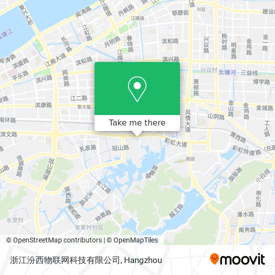 浙江汾西物联网科技有限公司 map