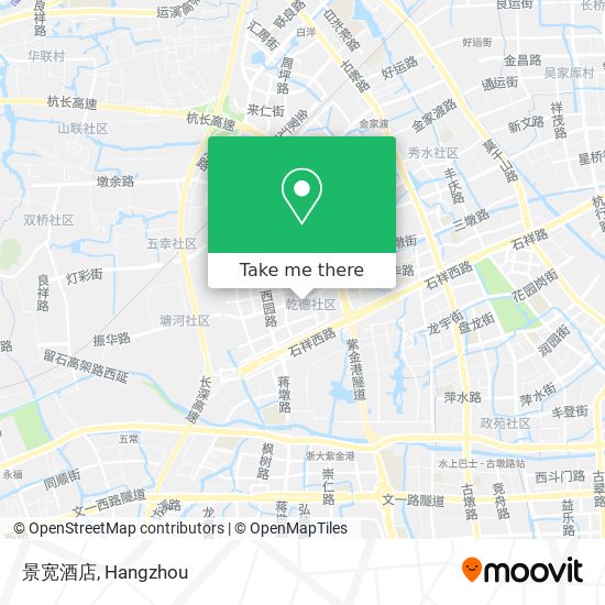 景宽酒店 map