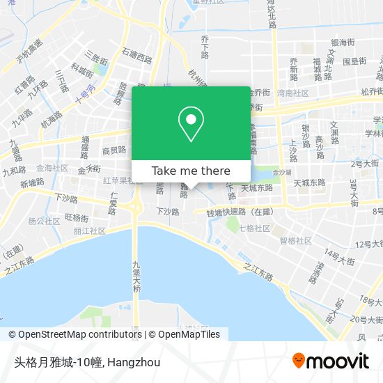 头格月雅城-10幢 map
