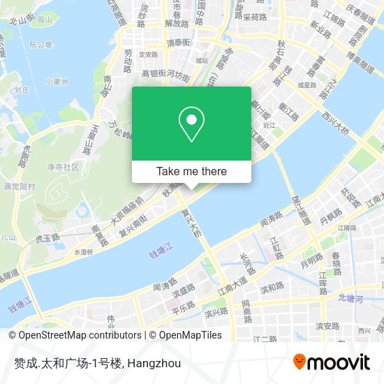 赞成.太和广场-1号楼 map