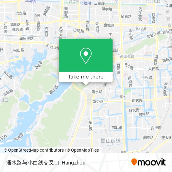 潘水路与小白线交叉口 map