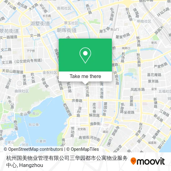 杭州国美物业管理有限公司三华园都市公寓物业服务中心 map
