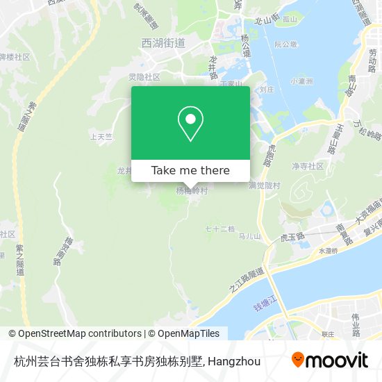 杭州芸台书舍独栋私享书房独栋别墅 map