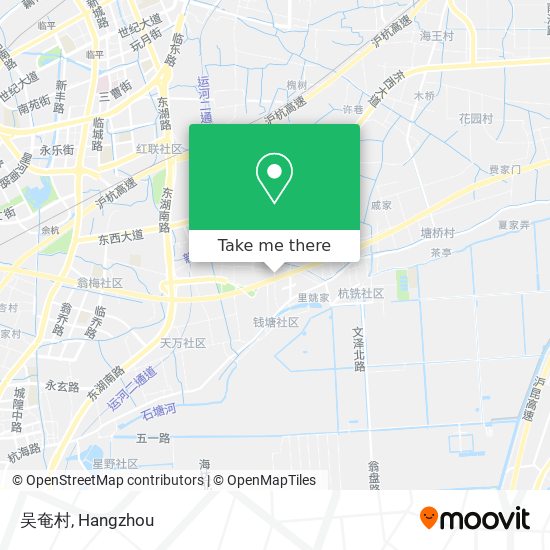 吴奄村 map