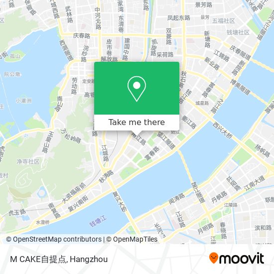 M CAKE自提点 map